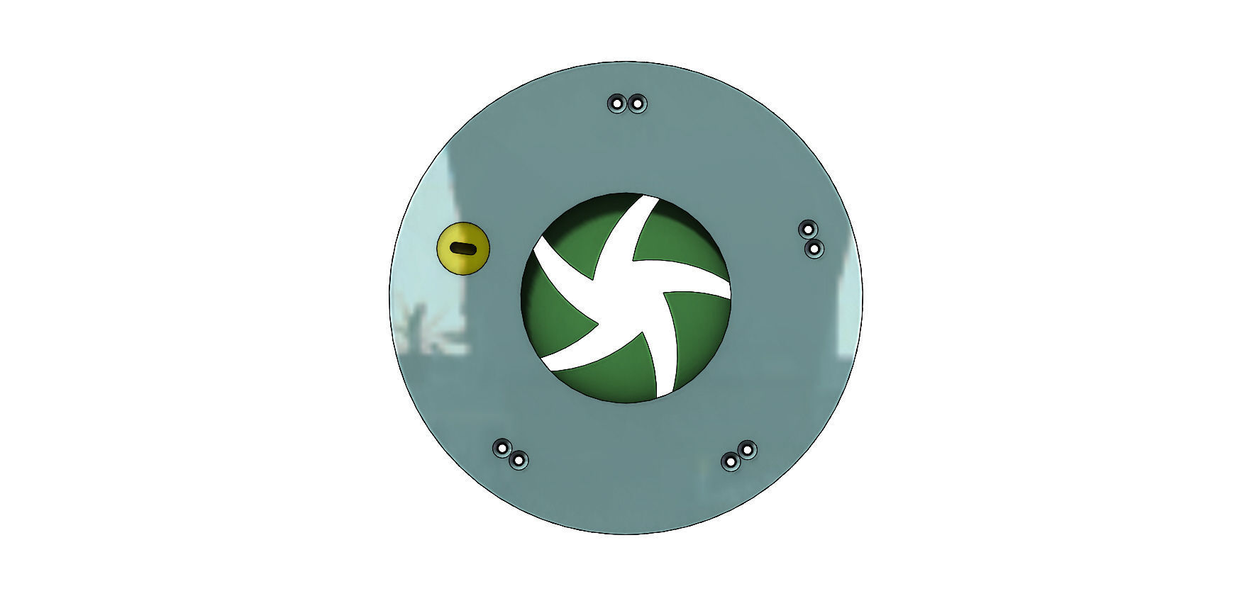 3DP5BLROD40A Mechanical shutter aperture Iris diy hobby 3D print model_3