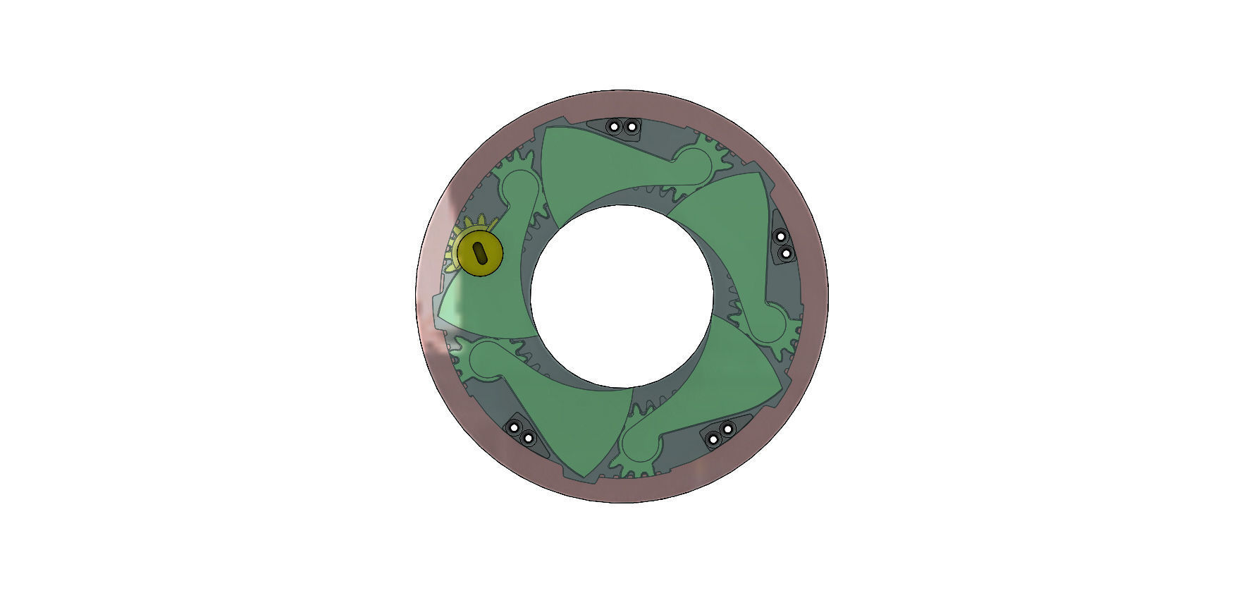 3DP5BLROD40A Mechanical shutter aperture Iris diy hobby 3D print model_4