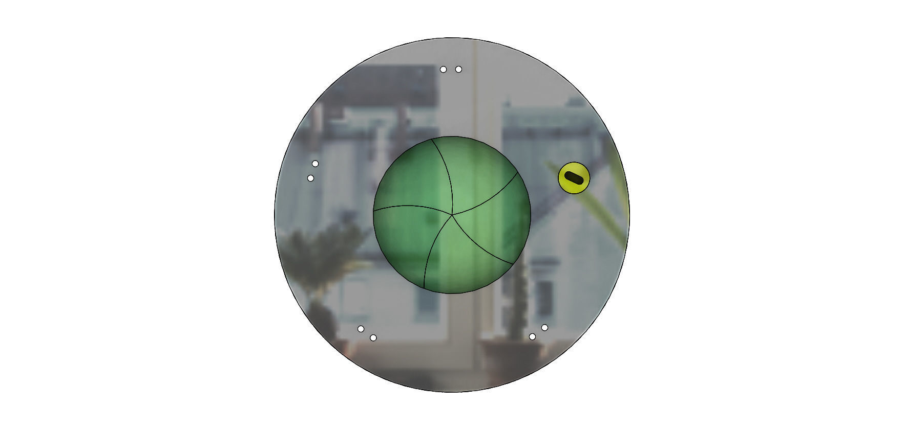 3DP5BLROD40A Mechanical shutter aperture Iris diy hobby 3D print model_12