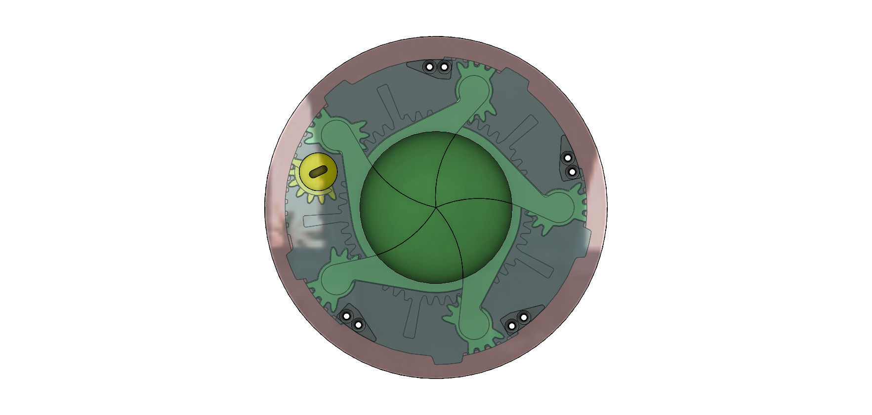 3DP5BLROD40A Mechanical shutter aperture Iris diy hobby 3D print model_14