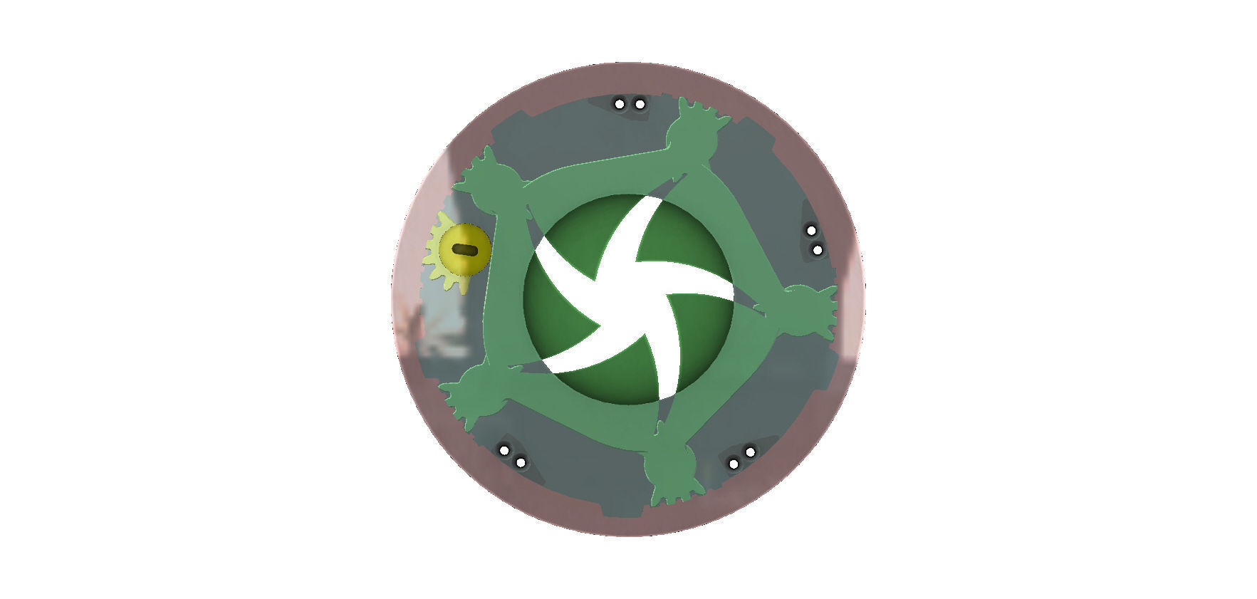 3DP5BLROD40A Mechanical shutter aperture Iris diy hobby 3D print model_7