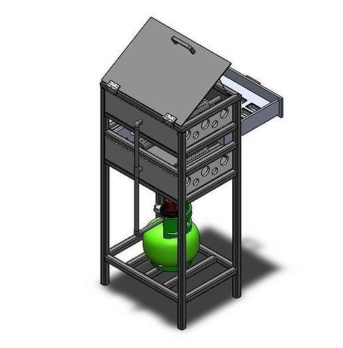 Toaster Cake Balok 3D model