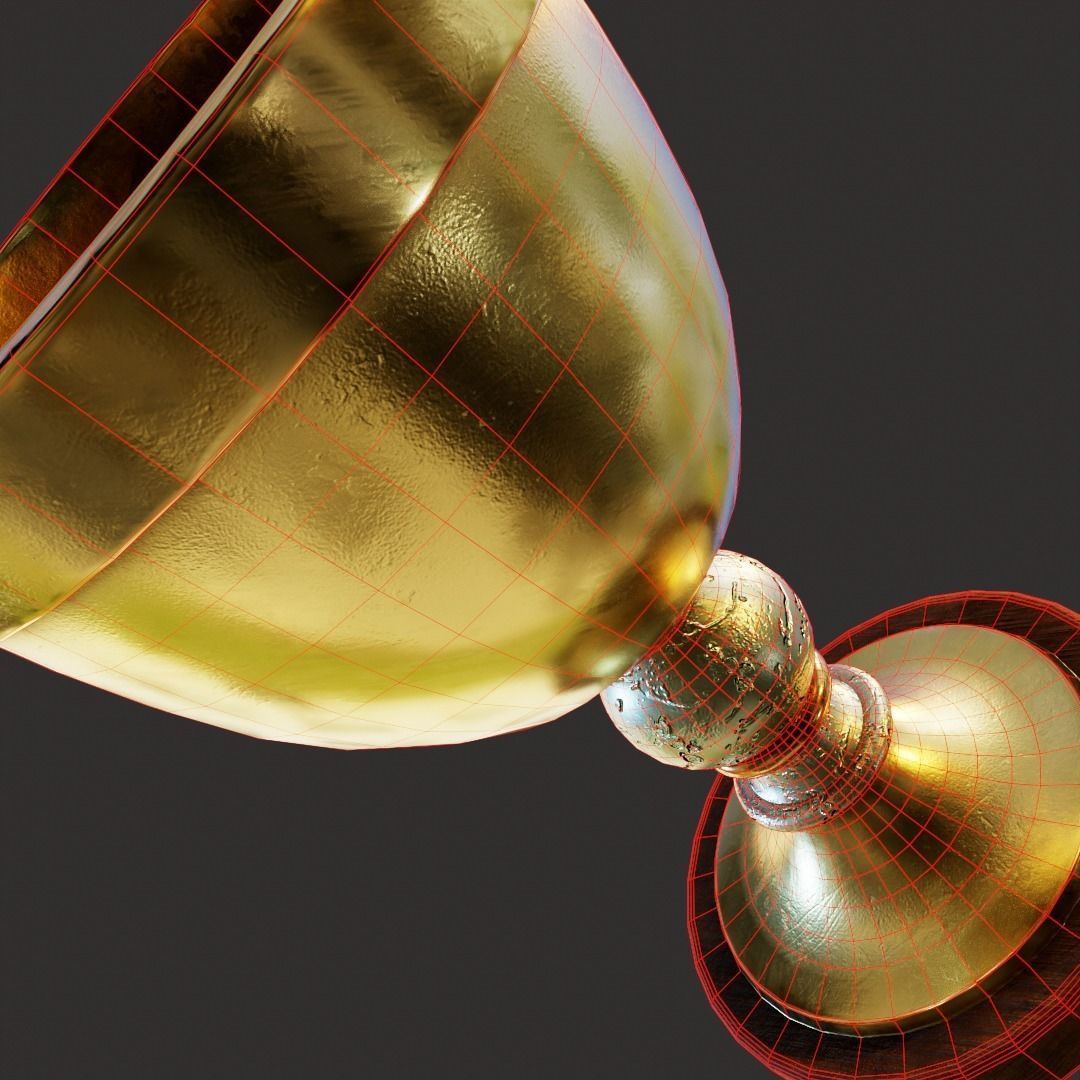 Concept Cup PBR game ready Low-poly 3D model_22