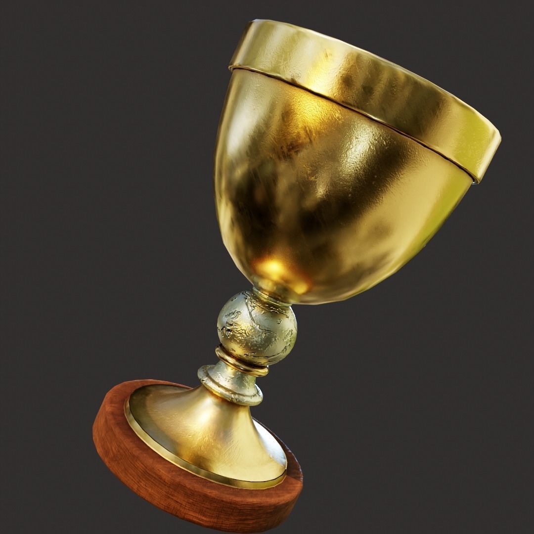 Concept Cup PBR game ready Low-poly 3D model_11