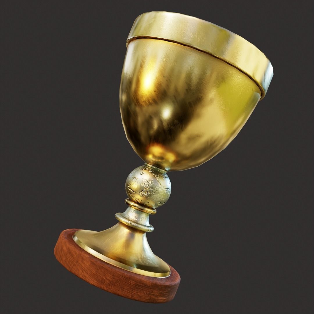 Concept Cup PBR game ready Low-poly 3D model_5
