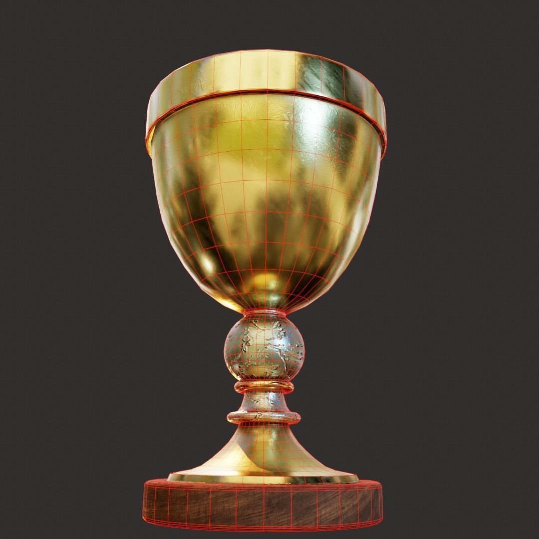 Concept Cup PBR game ready Low-poly 3D model_14