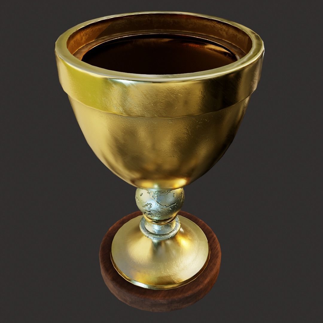 Concept Cup PBR game ready Low-poly 3D model_2