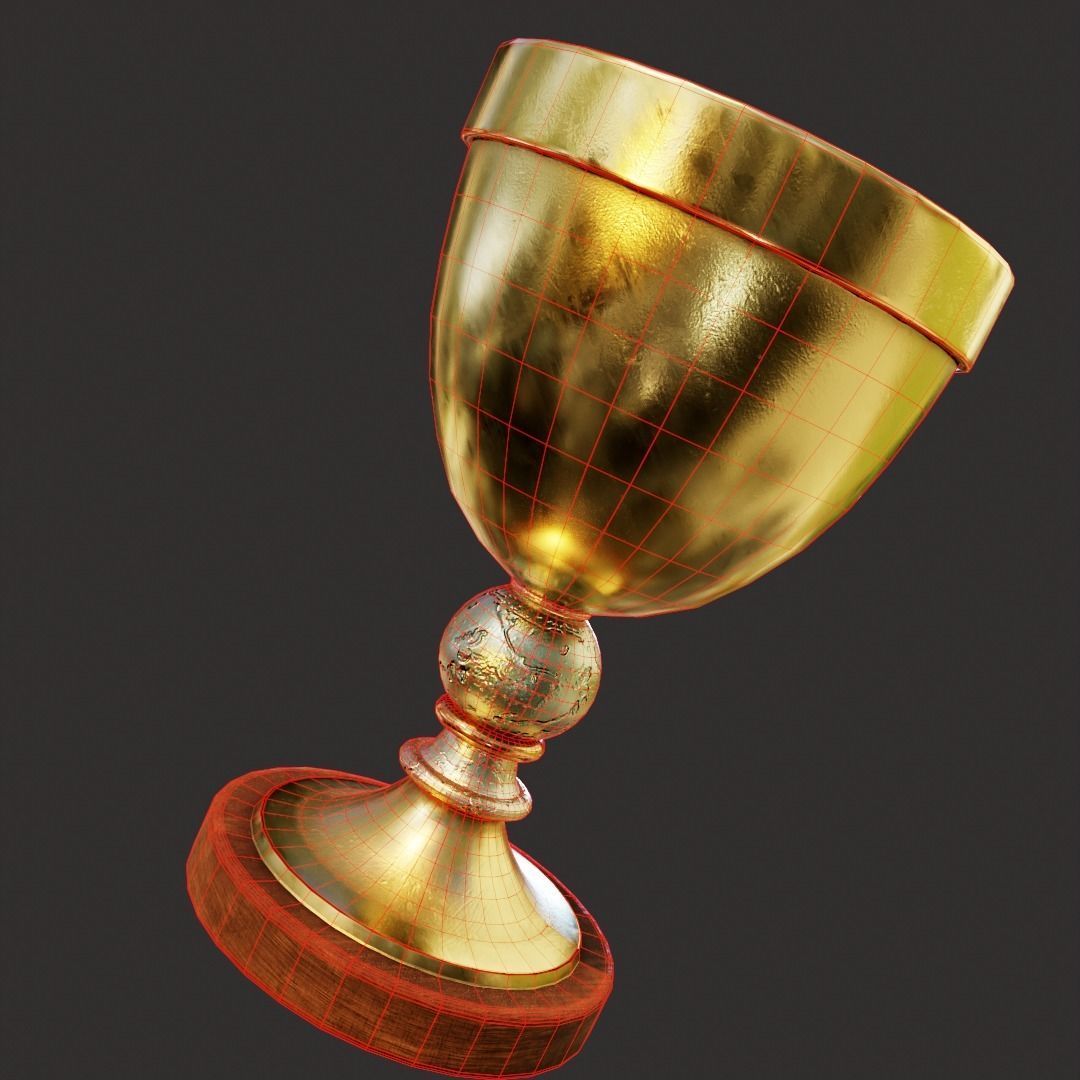 Concept Cup PBR game ready Low-poly 3D model_12