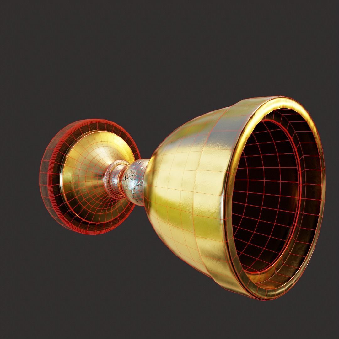 Concept Cup PBR game ready Low-poly 3D model_18