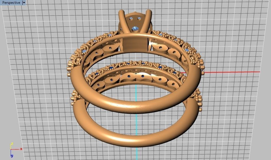 solitaire set ring 3D print model_27