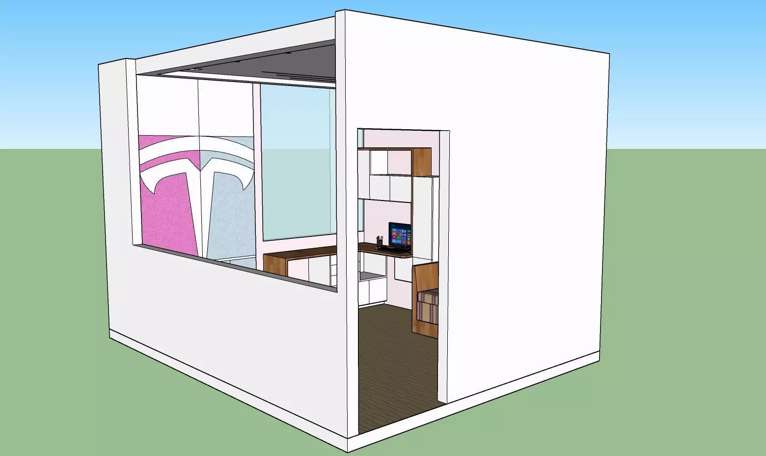Study Room Free 3D model