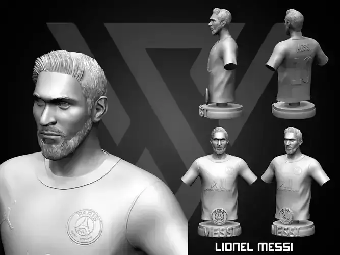 Messi 3D Printable 1 3D print model