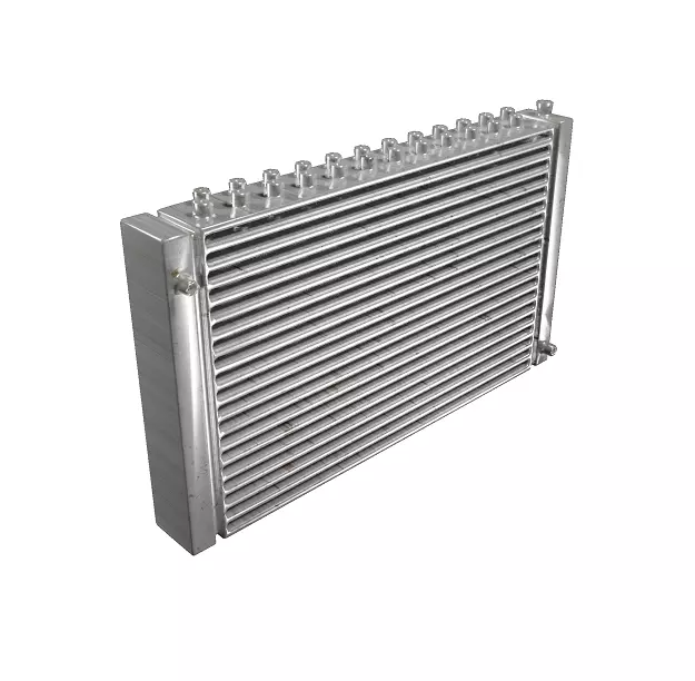 Aluminium Radiator Low-poly 3D model_0