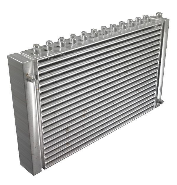 Aluminium Radiator Low-poly 3D model_1