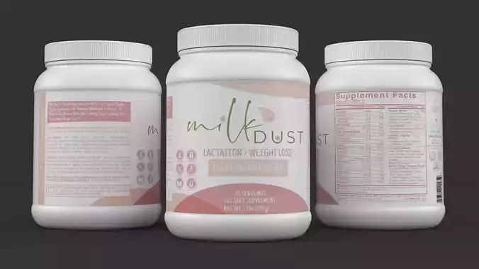 Protein Powder 3D model
