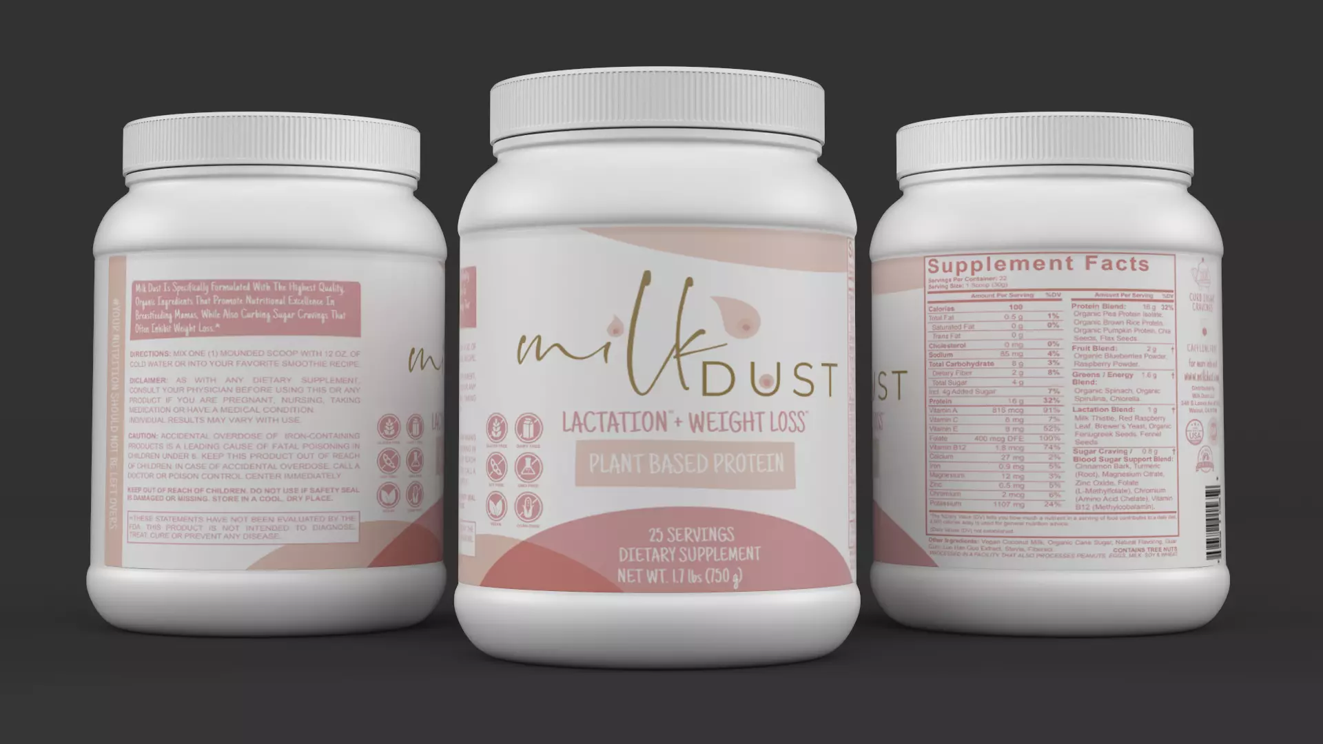 Protein Powder 3D model