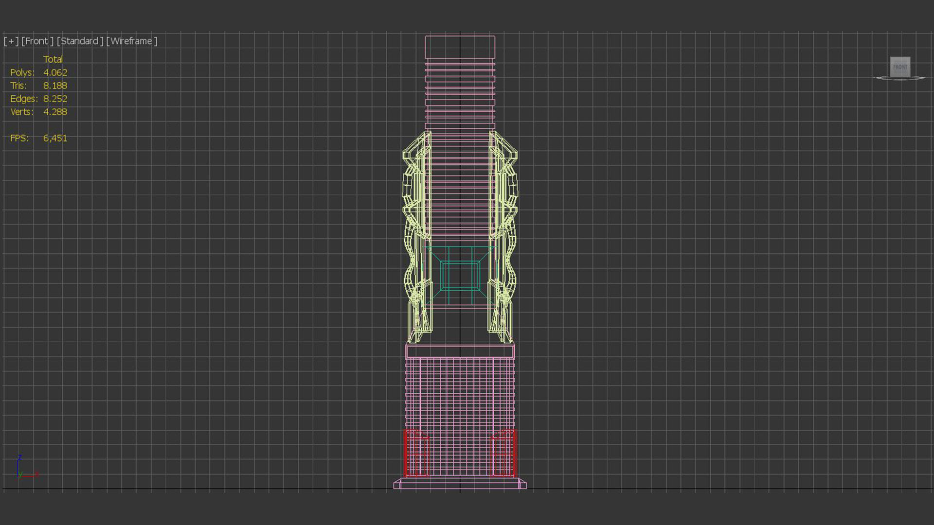 Sci-Fi Building 7 Low-poly 3D model_7