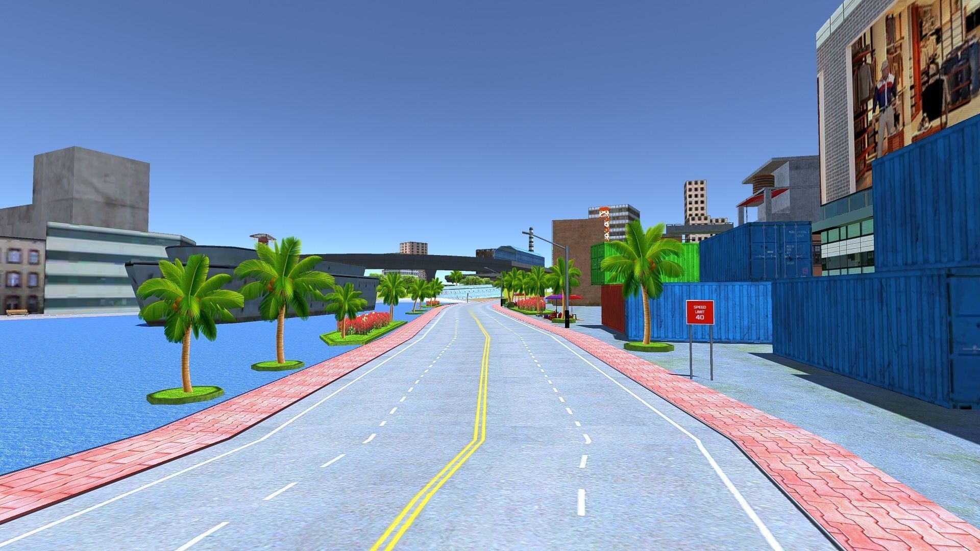 Mobile Game city 2025 Low-poly 3D model_14