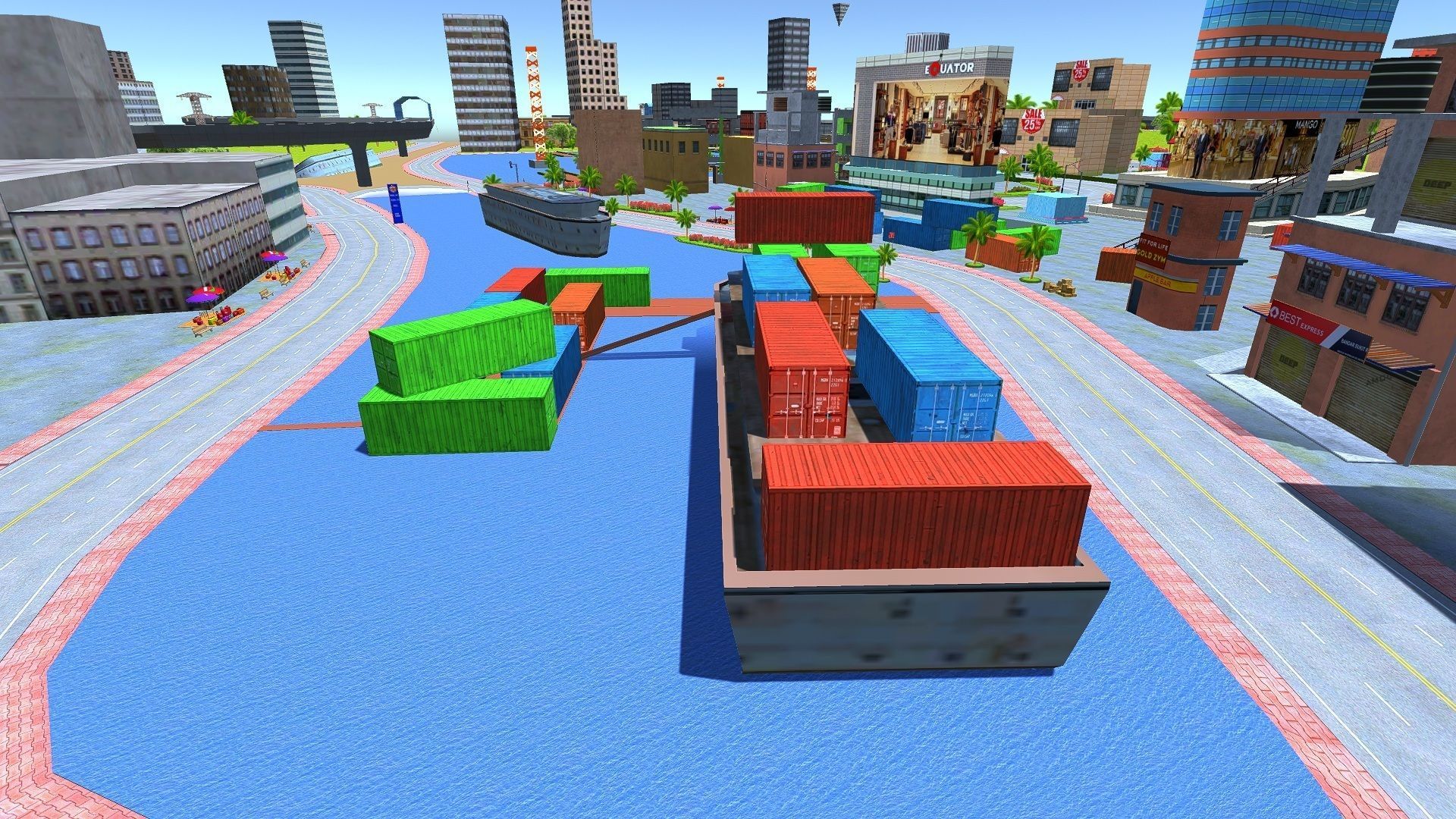 Mobile Game city 2025 Low-poly 3D model_12