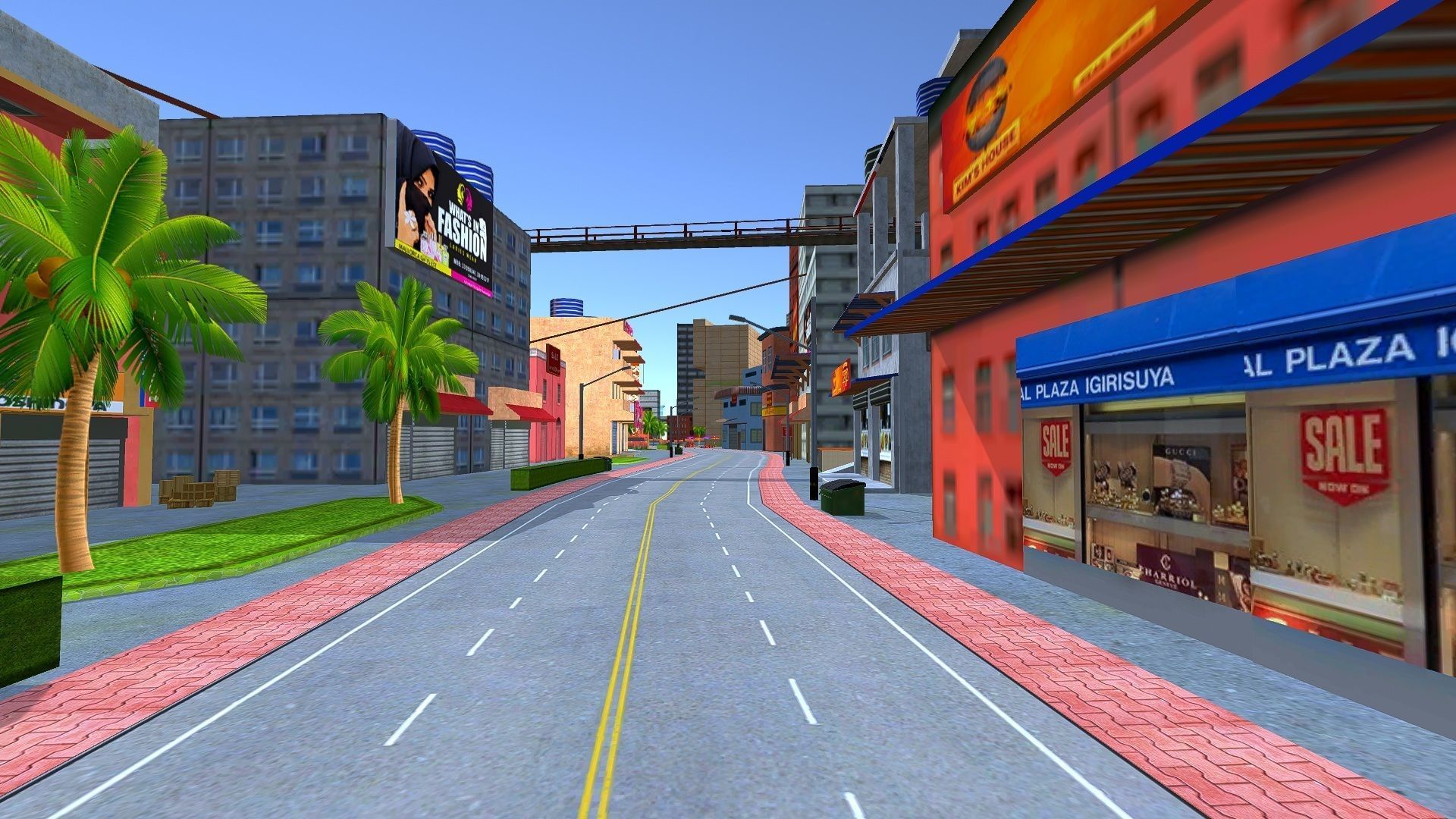 Mobile Game city 2025 Low-poly 3D model_18