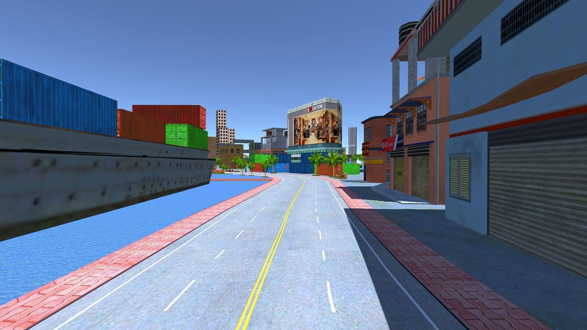 Mobile Game city 2025 Low-poly 3D model_13