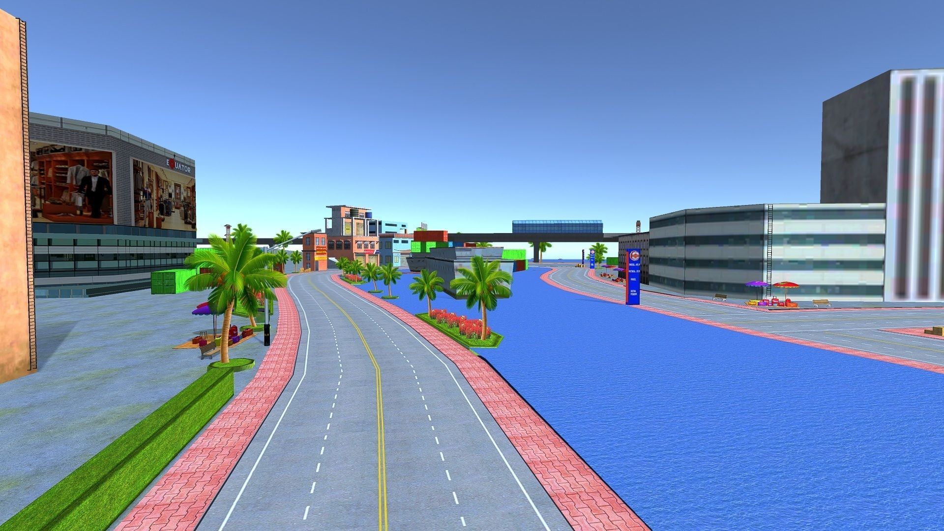 Mobile Game city 2025 Low-poly 3D model_21