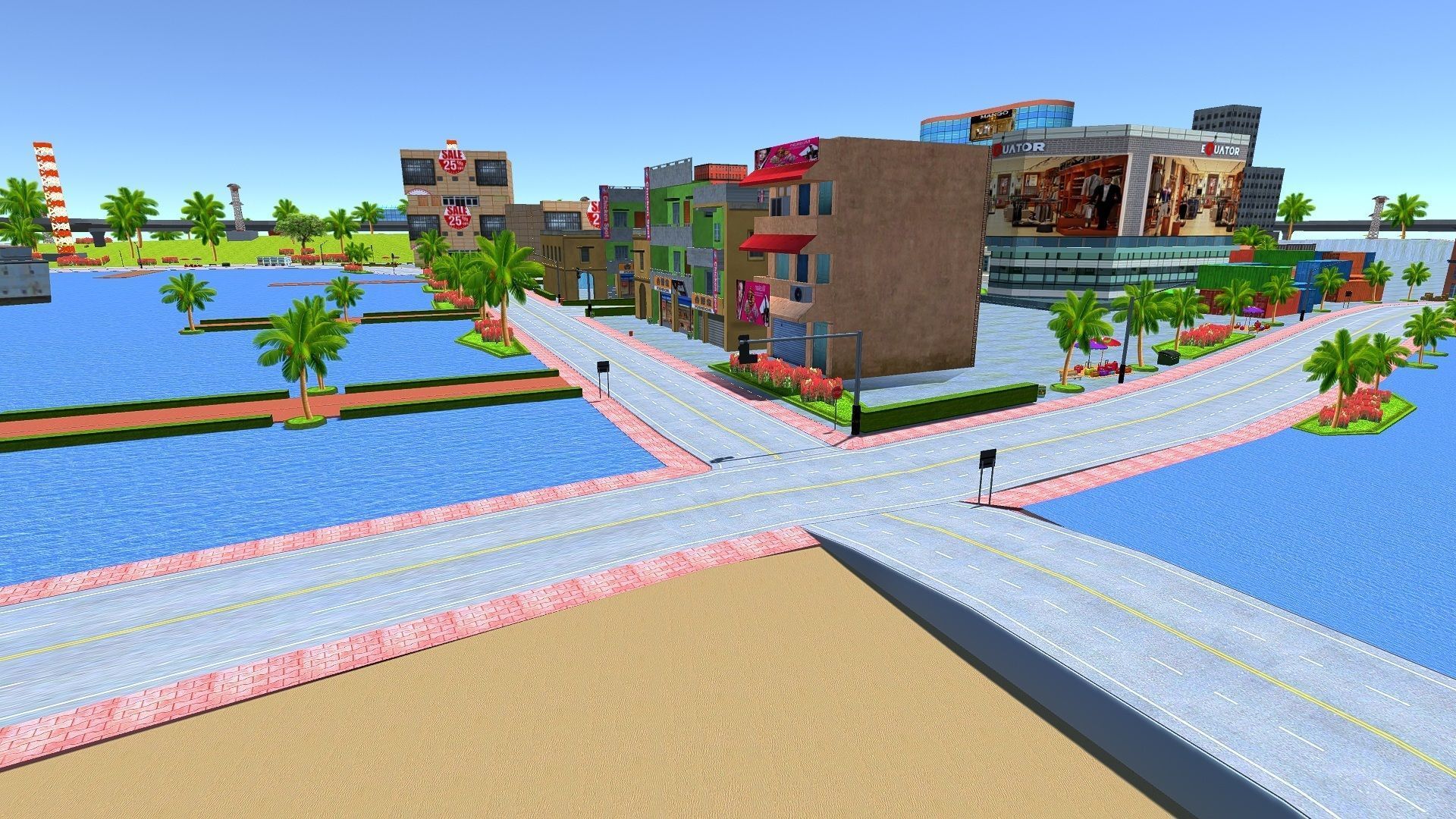 Mobile Game city 2025 Low-poly 3D model_15