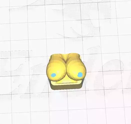 Boob Keycap 3d Print 3D print model