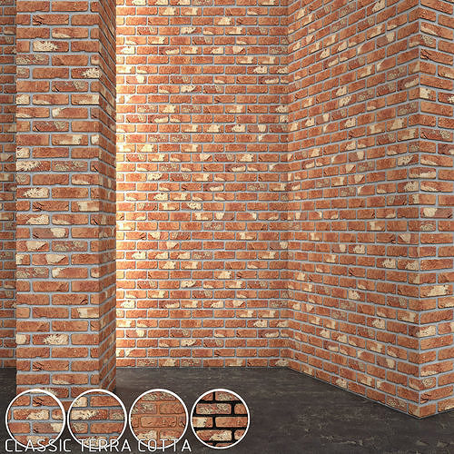 Vandersanden Brick Classic Terra Cotta Texture