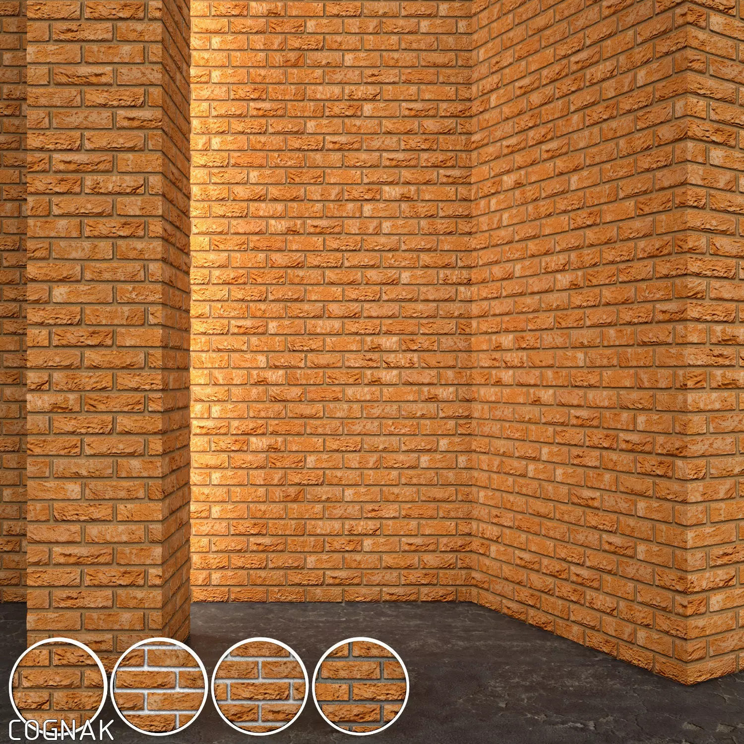 Vandersanden Brick Cognak Texture_0