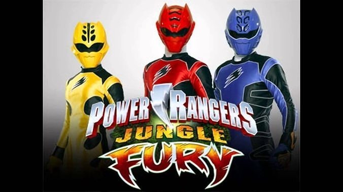 Combo of 3 Power Ranger Jungle Fury 3D print model