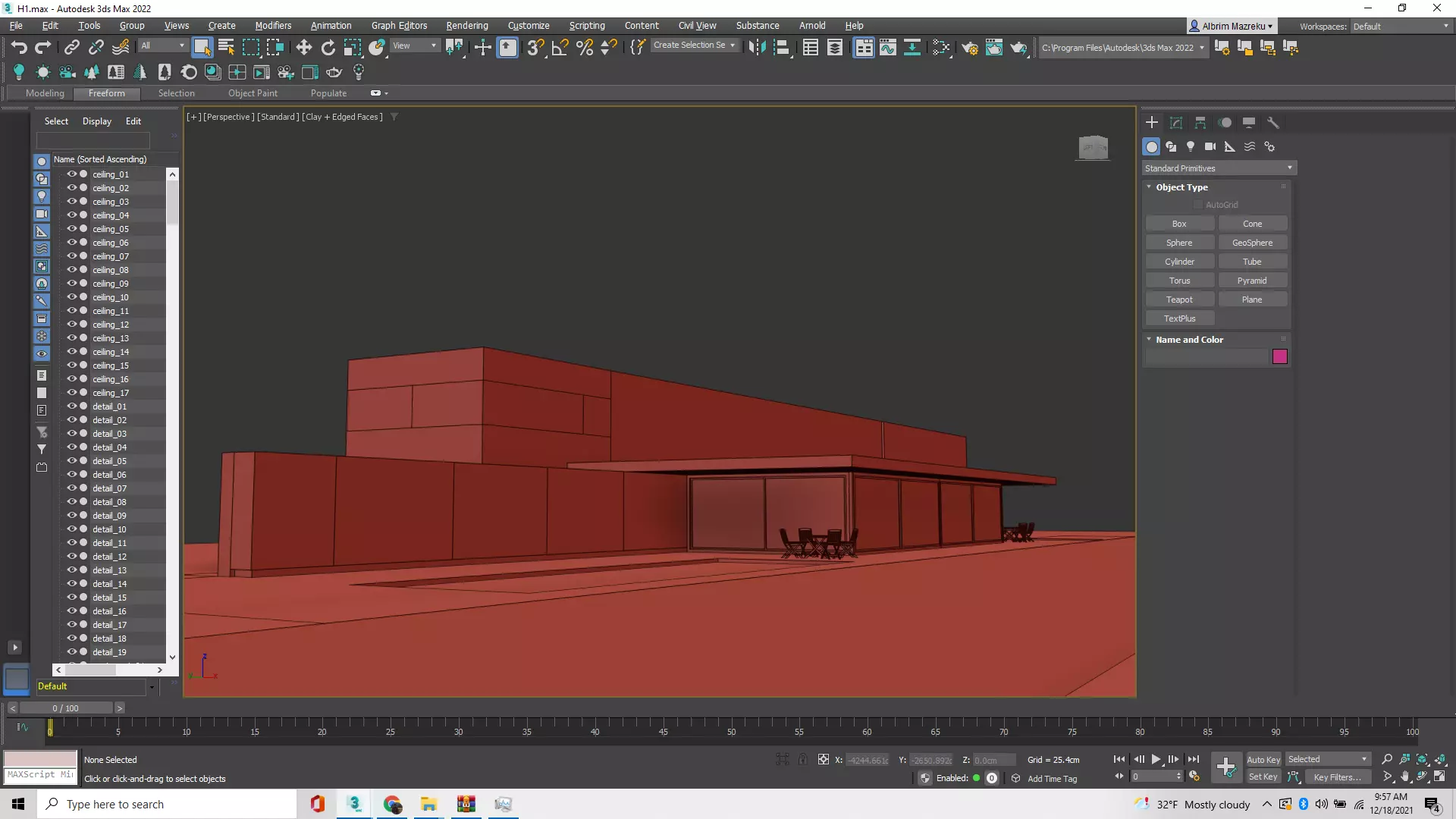 House Design  Free 3D model_0