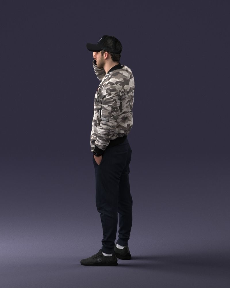 000061 Hiphop Man 0420 3dp 3D print model_12