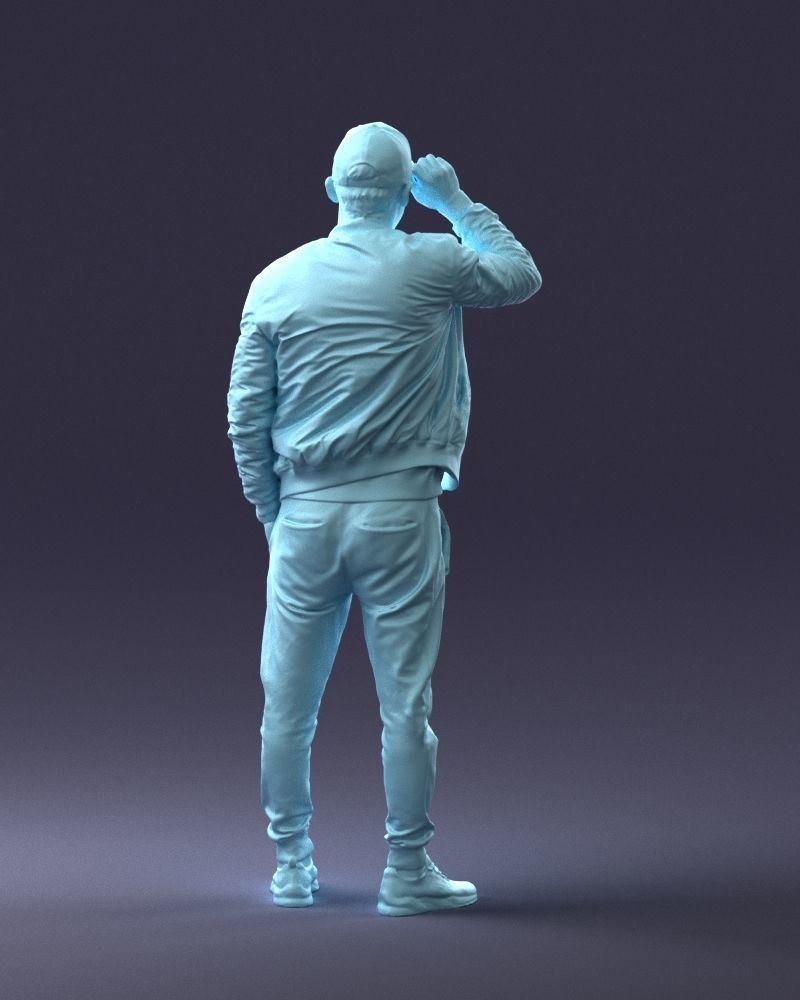 000061 Hiphop Man 0420 3dp 3D print model_10
