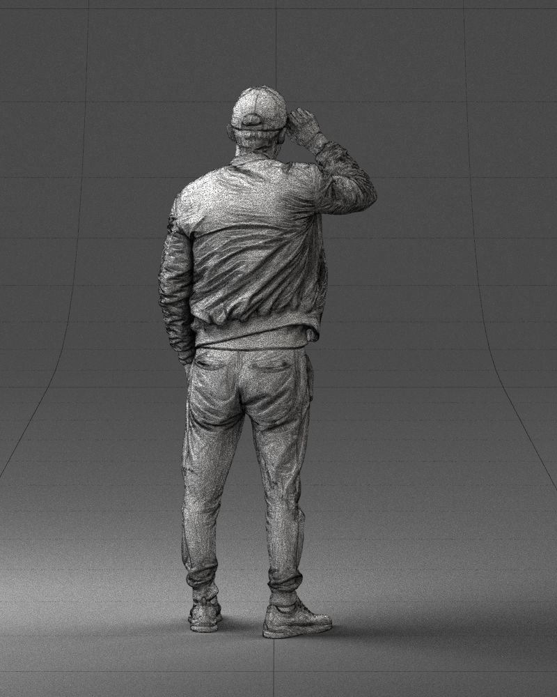 000061 Hiphop Man 0420 3dp 3D print model_11