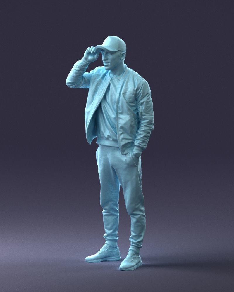000061 Hiphop Man 0420 3dp 3D print model_16