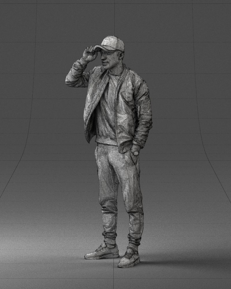 000061 Hiphop Man 0420 3dp 3D print model_17