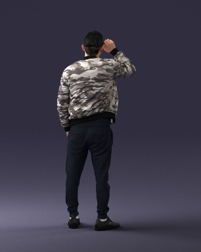 000061 Hiphop Man 0420 3dp 3D print model_9