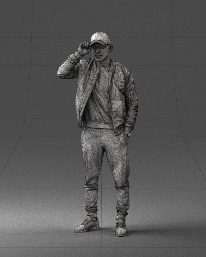 000061 Hiphop Man 0420 3dp 3D print model_20