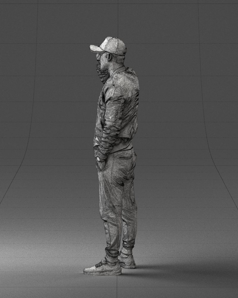 000061 Hiphop Man 0420 3dp 3D print model_14