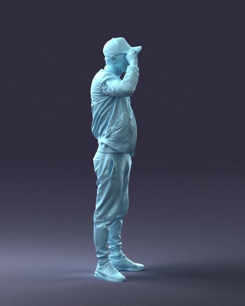 000061 Hiphop Man 0420 3dp 3D print model_7