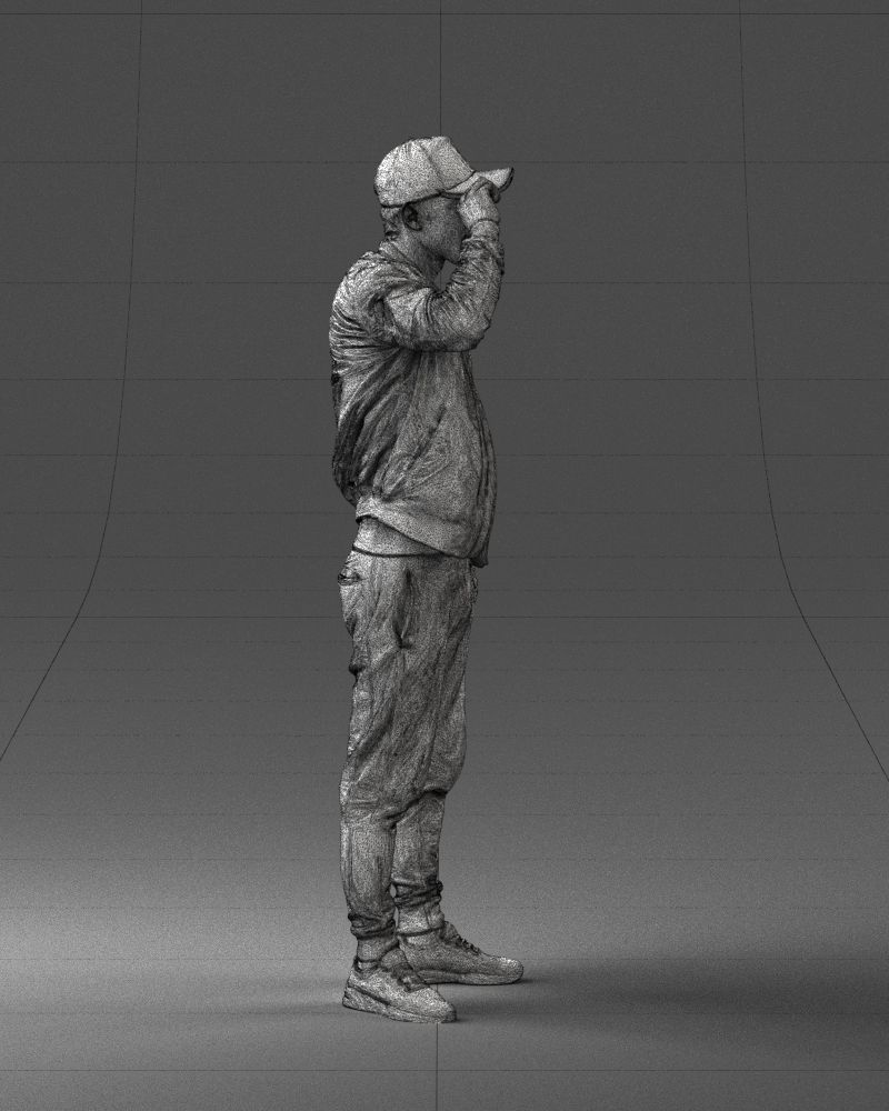 000061 Hiphop Man 0420 3dp 3D print model_8