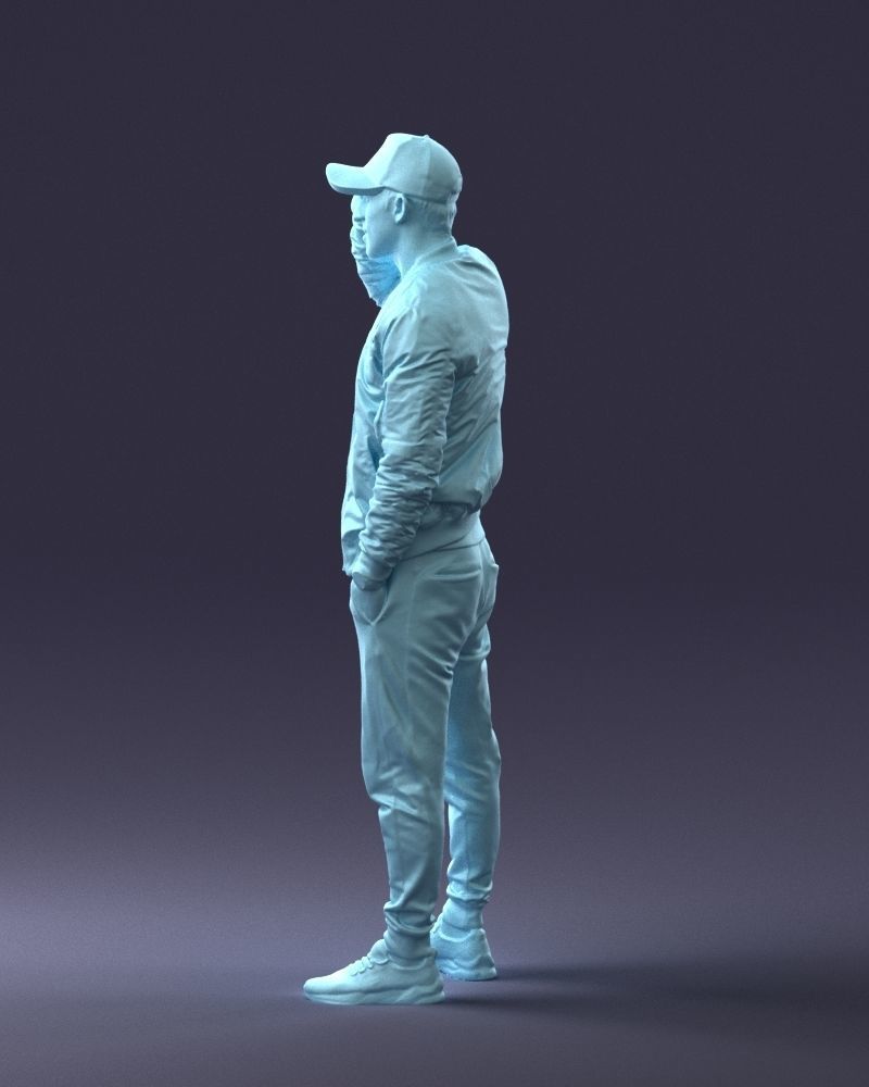000061 Hiphop Man 0420 3dp 3D print model_13