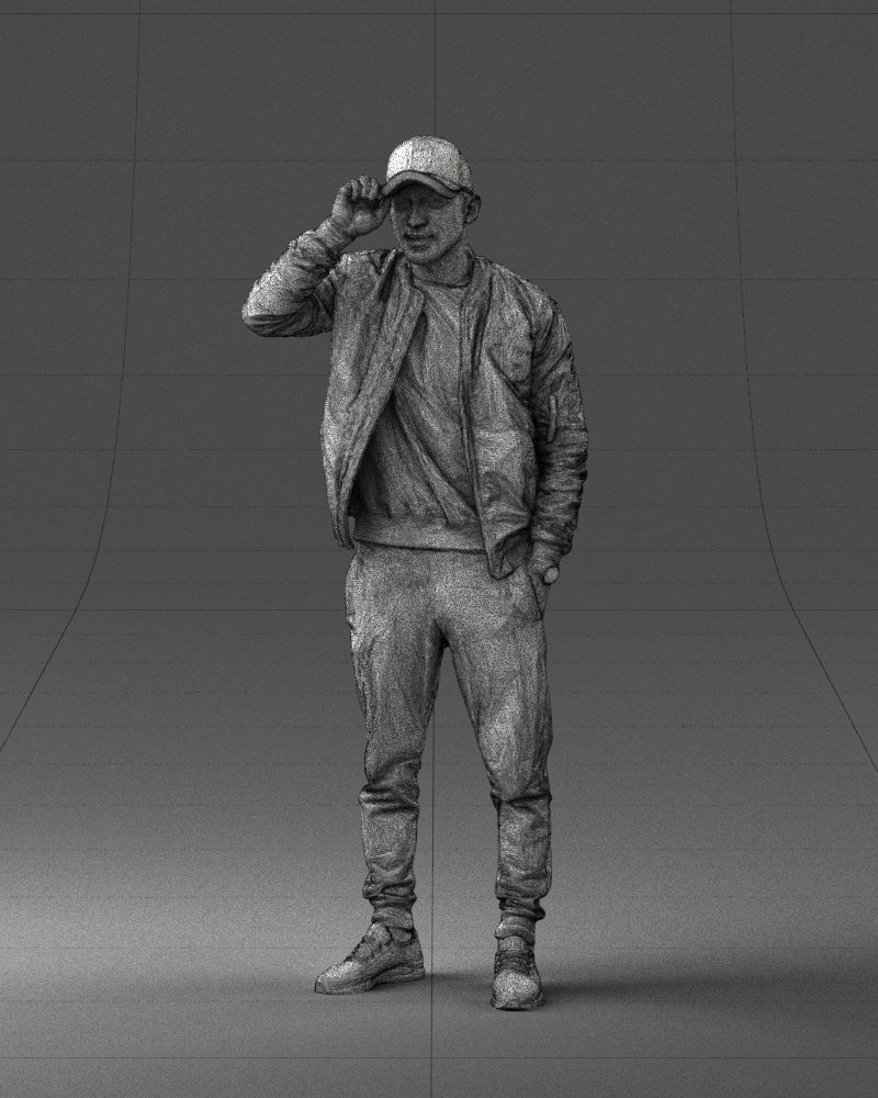 000061 Hiphop Man 0420 3dp 3D print model_2