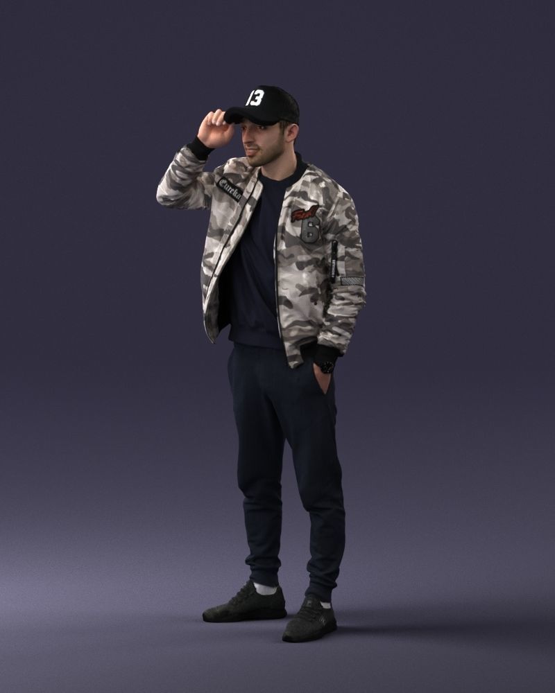 000061 Hiphop Man 0420 3dp 3D print model_15