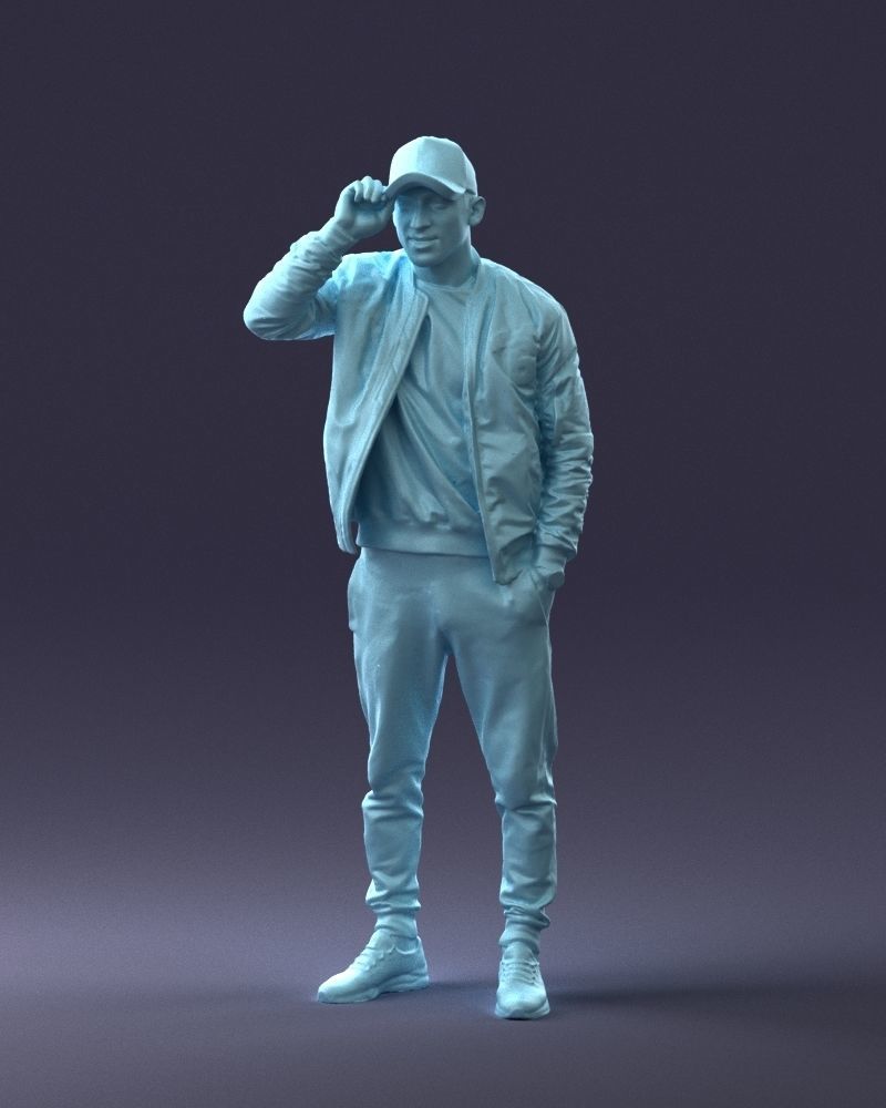 000061 Hiphop Man 0420 3dp 3D print model_19