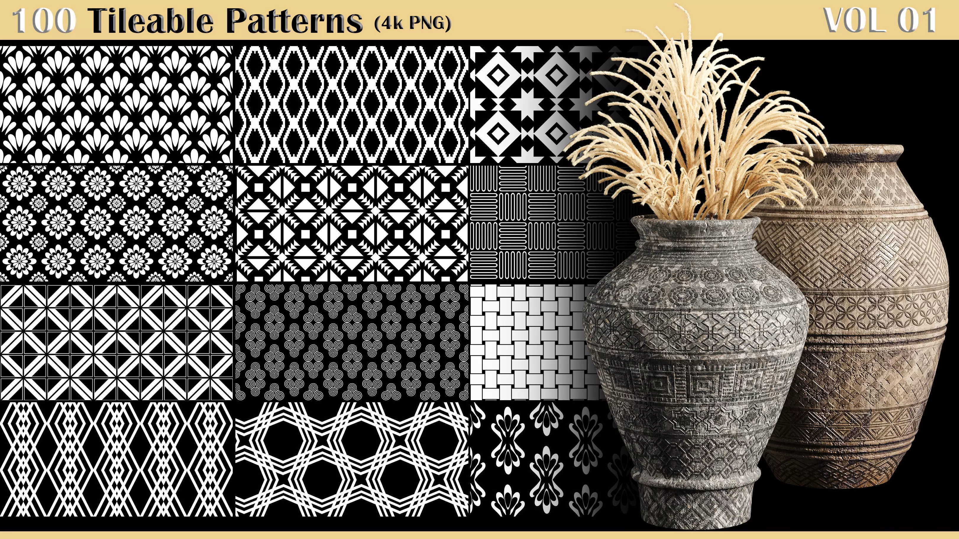 100 Tileable Patterns - Vol 01 Texture_0