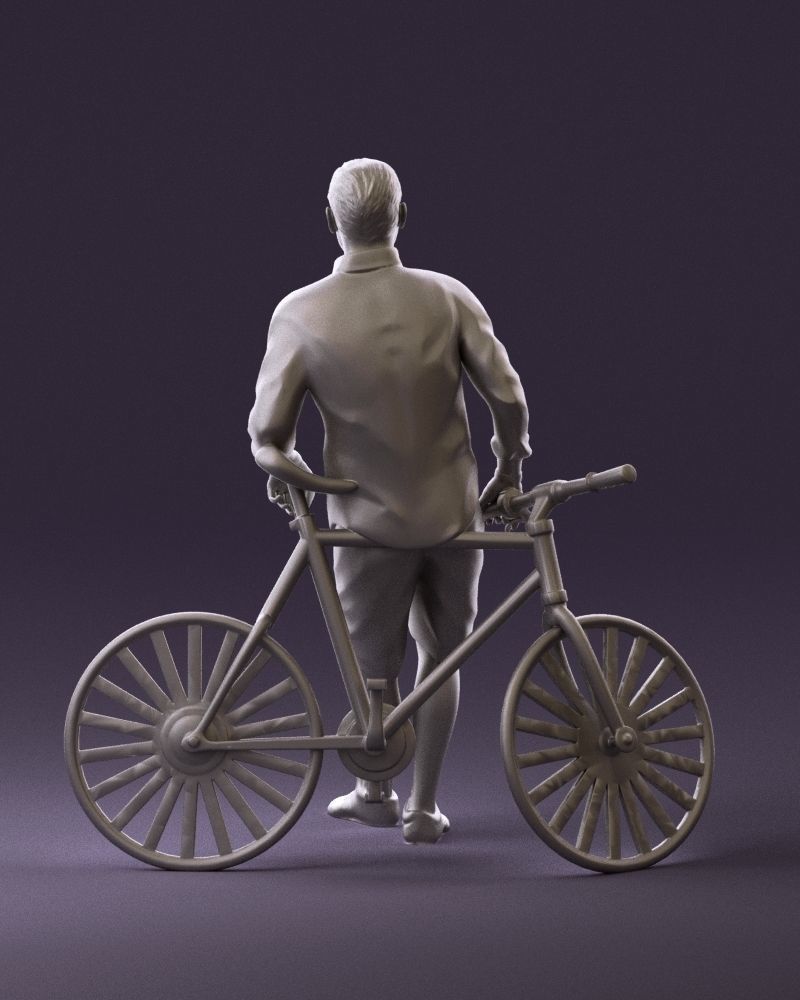 man with bicycle 1097 3D model_18