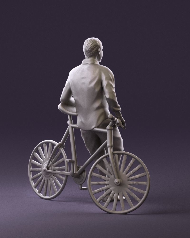 man with bicycle 1097 3D model_17