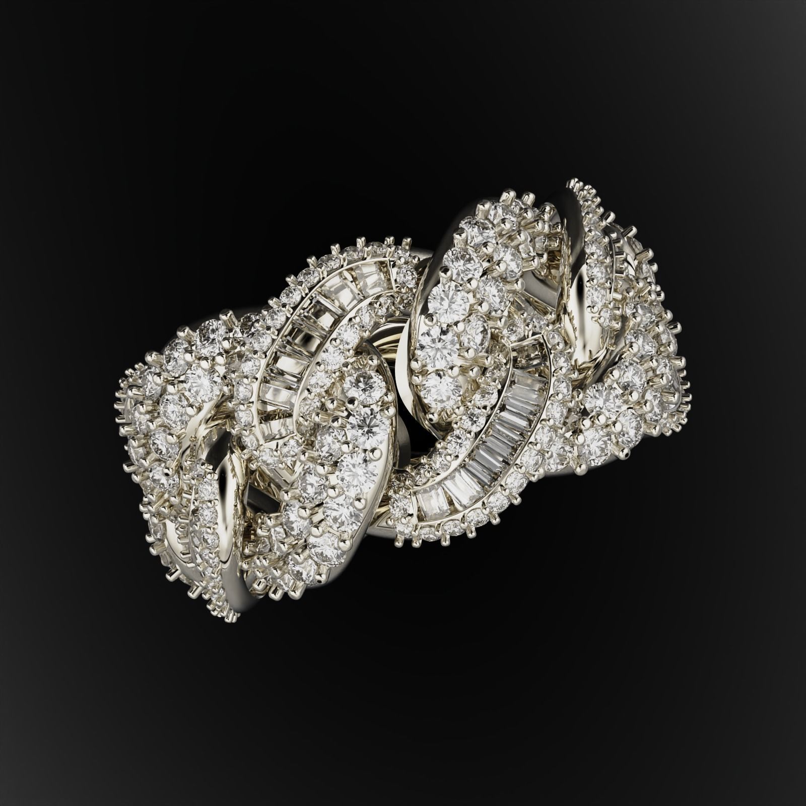 Cuban Ring 3D print model_16